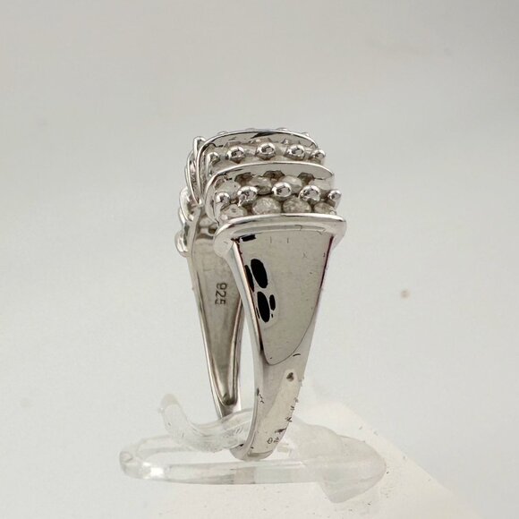 Elegant Channel Set 1 carat Natural Diamond Anniversary Ring Size 7 - Picture 6 of 16